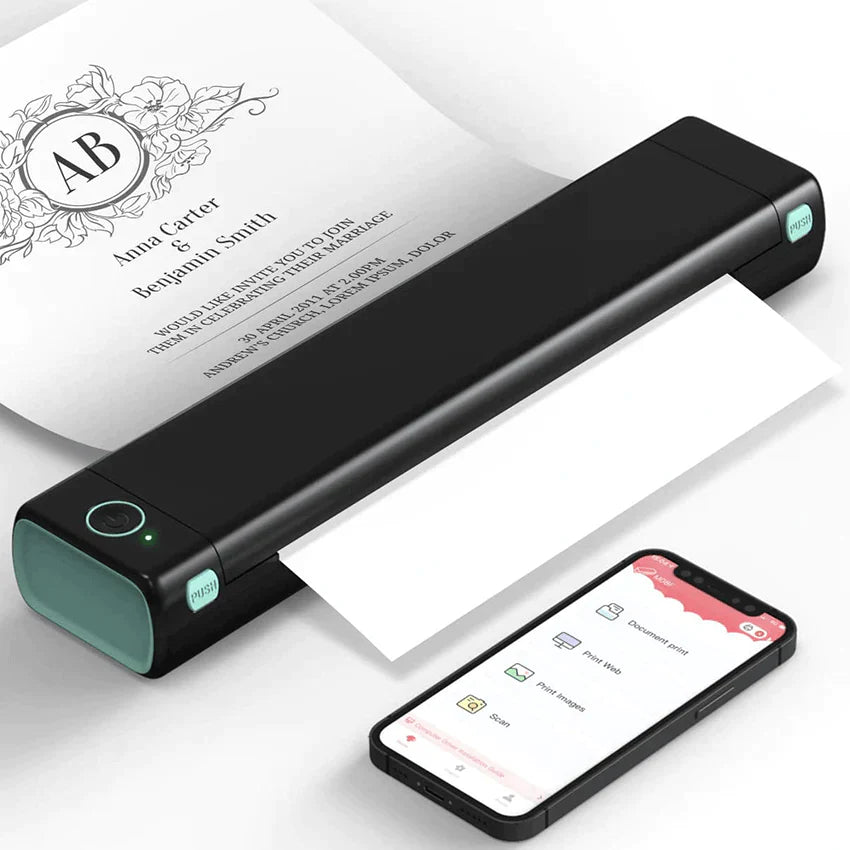 Inkless Portable Thermal Printer