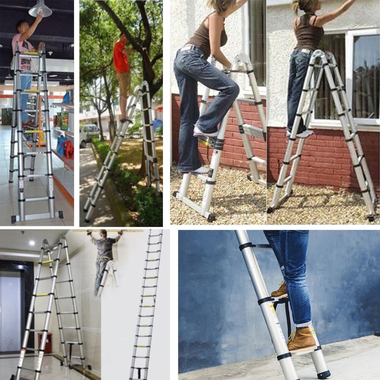 Tokyo Mart Telescoping Ladder