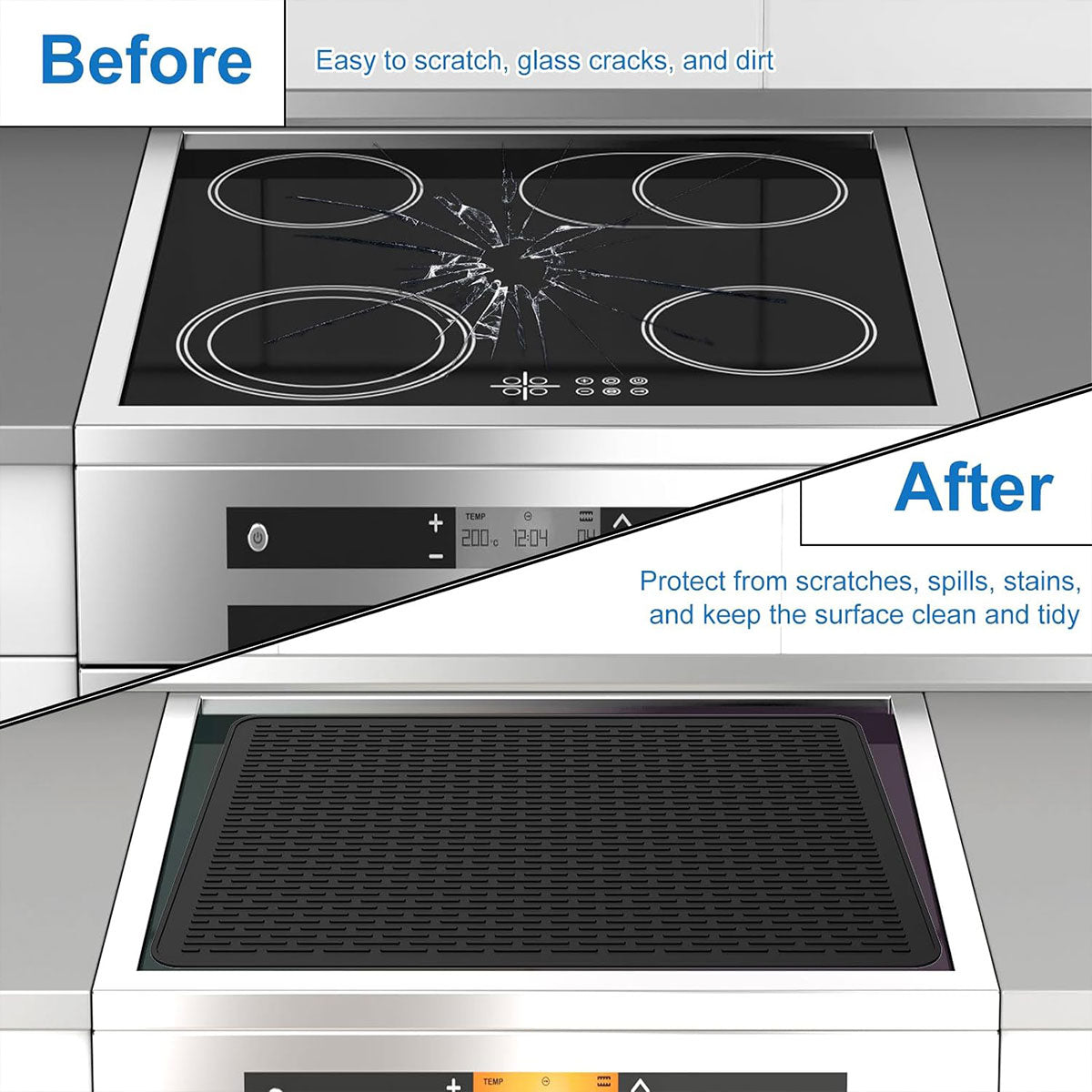 Tokyo Mart Silicone Stove Top Covers