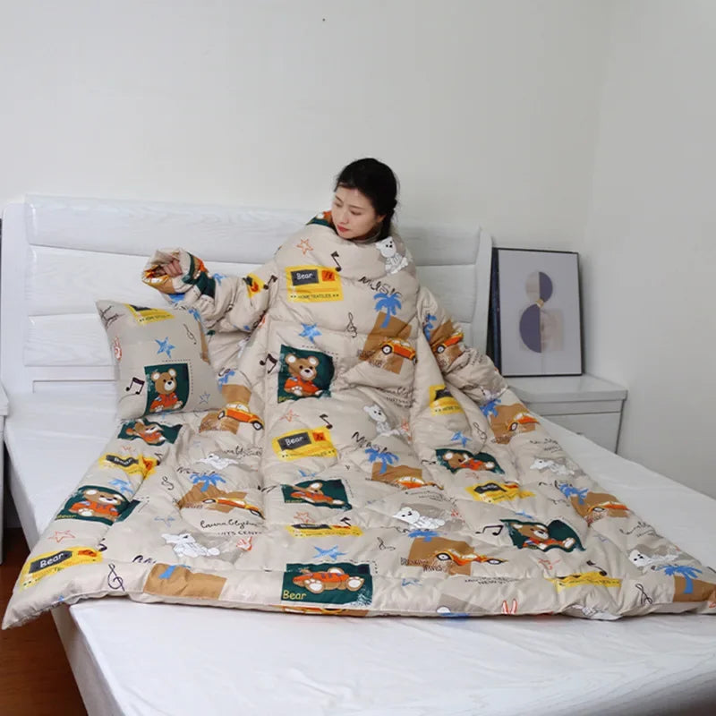 Tokyo Mart Quilt with Sleeves