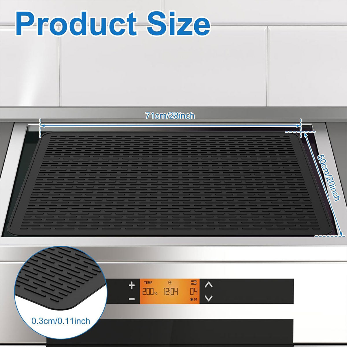 Tokyo Mart Silicone Stove Top Covers