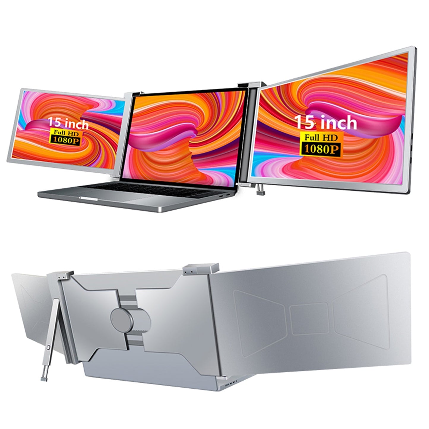 Tokyo Mart Portable Triple-screen Monitor