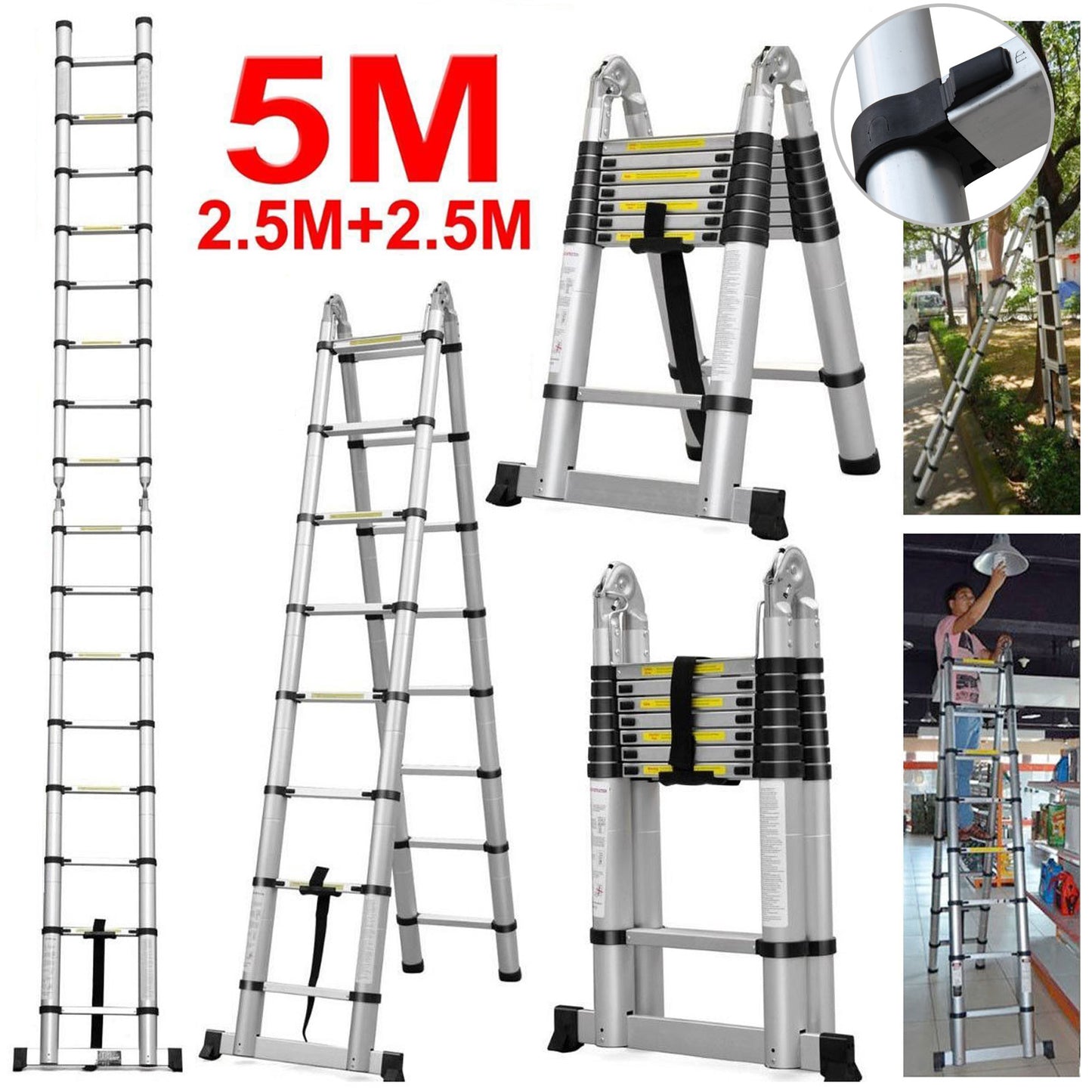 Tokyo Mart Telescoping Ladder
