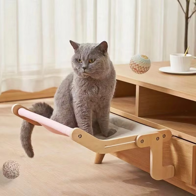 Tokyo Mart Wooden Cat Hanging Bed