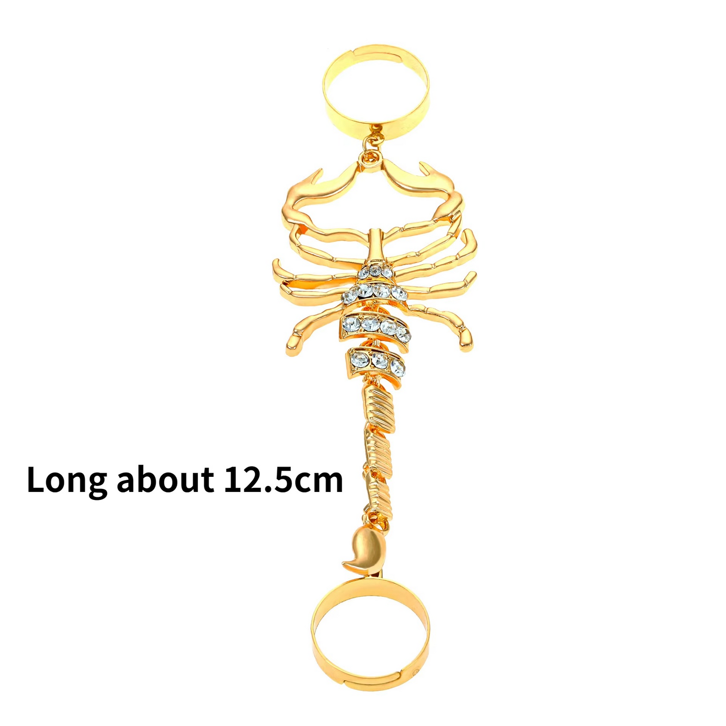 Tokyo Mart Scorpion Punk Crystal Ring