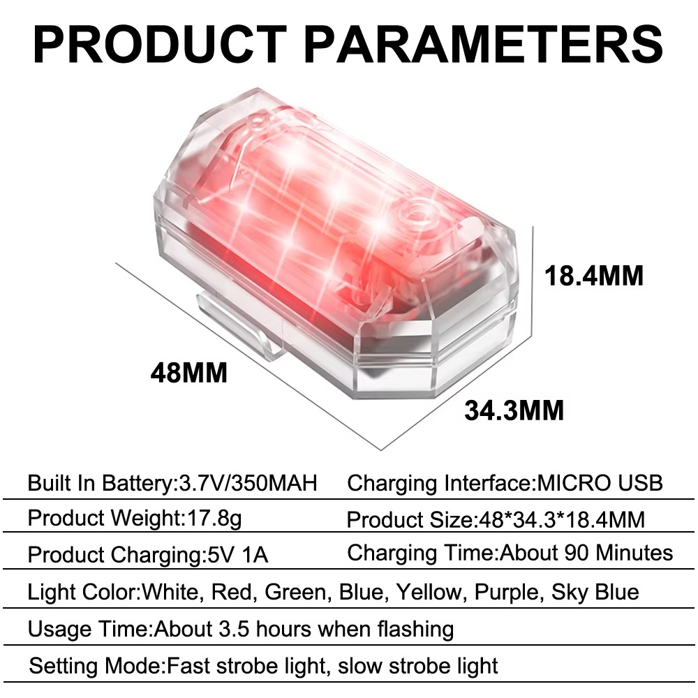 Tokyo Mart Wireless Remote Control Flasher