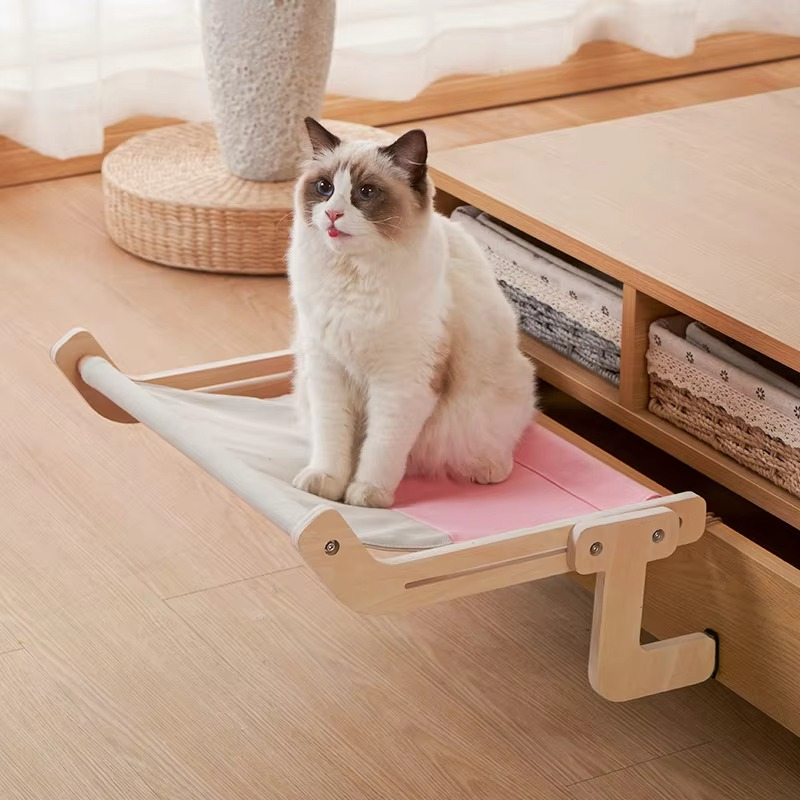 Tokyo Mart Wooden Cat Hanging Bed