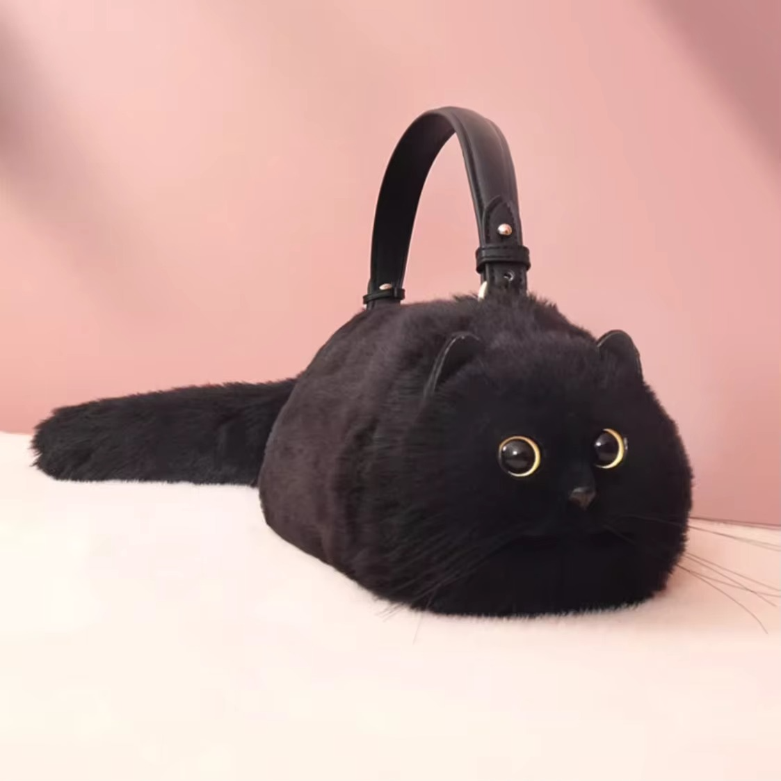 Tokyo Mart Realistic Cat Handbag