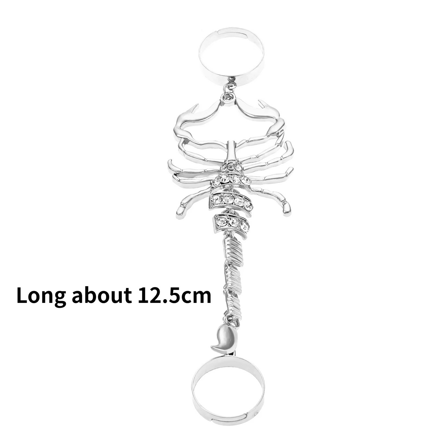 Tokyo Mart Scorpion Punk Crystal Ring