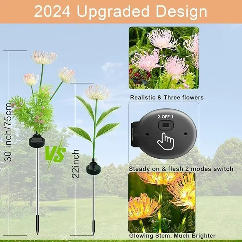 Tokyo Mart Solar Flowers Lights