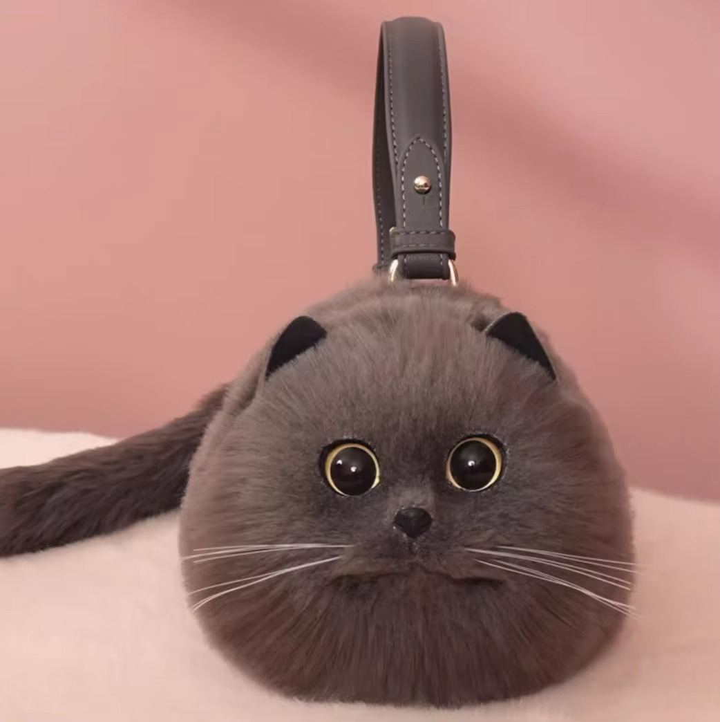 Tokyo Mart Realistic Cat Handbag