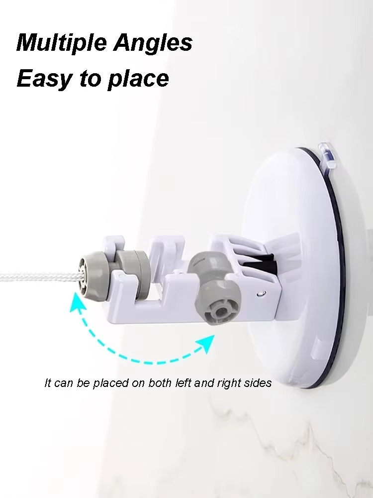 Tokyo Mart Suction Cup Clothesline