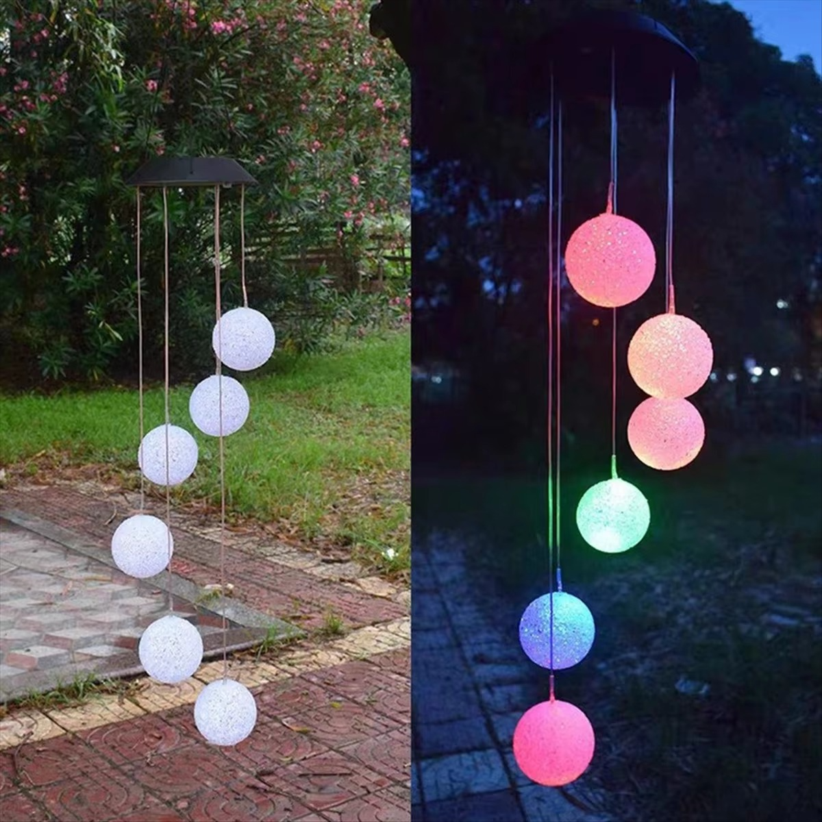 Tokyo Mart Solar Wind Chime Light