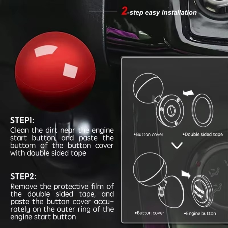 Tokyo Mart Push-to-Start Joystick Car Button
