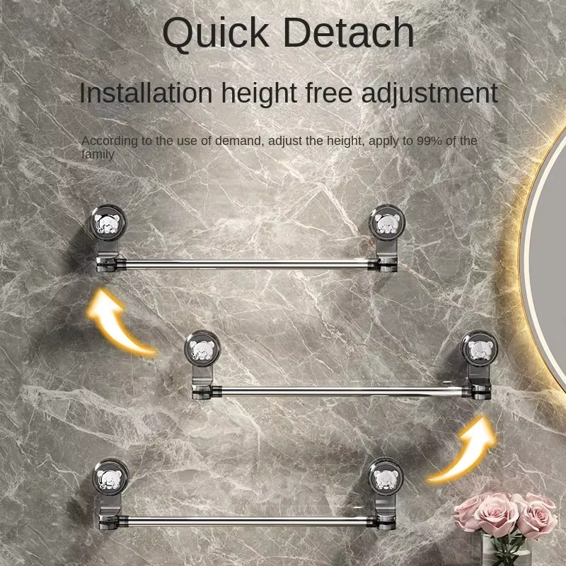 Tokyo Mart adjustable towel rack