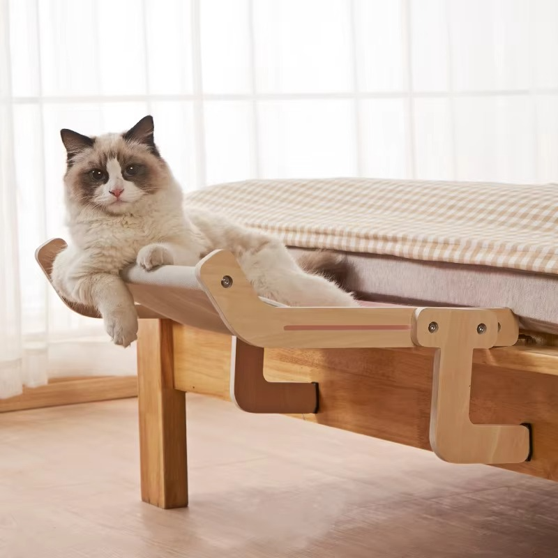 Tokyo Mart Wooden Cat Hanging Bed