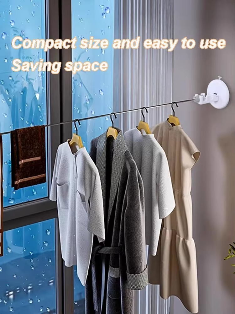 Tokyo Mart Suction Cup Clothesline