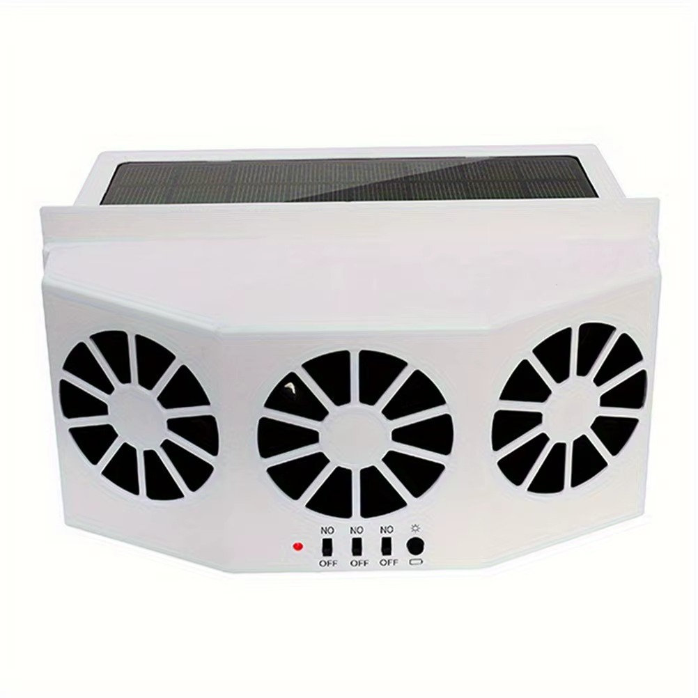 Tokyo Mart Solar Powered Car Ventilation Fan