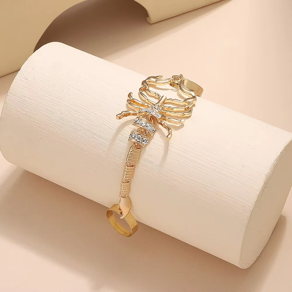Tokyo Mart Scorpion Punk Crystal Ring