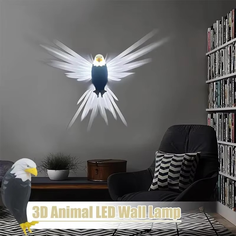 Tokyo Mart Bald Eagle Wall Light