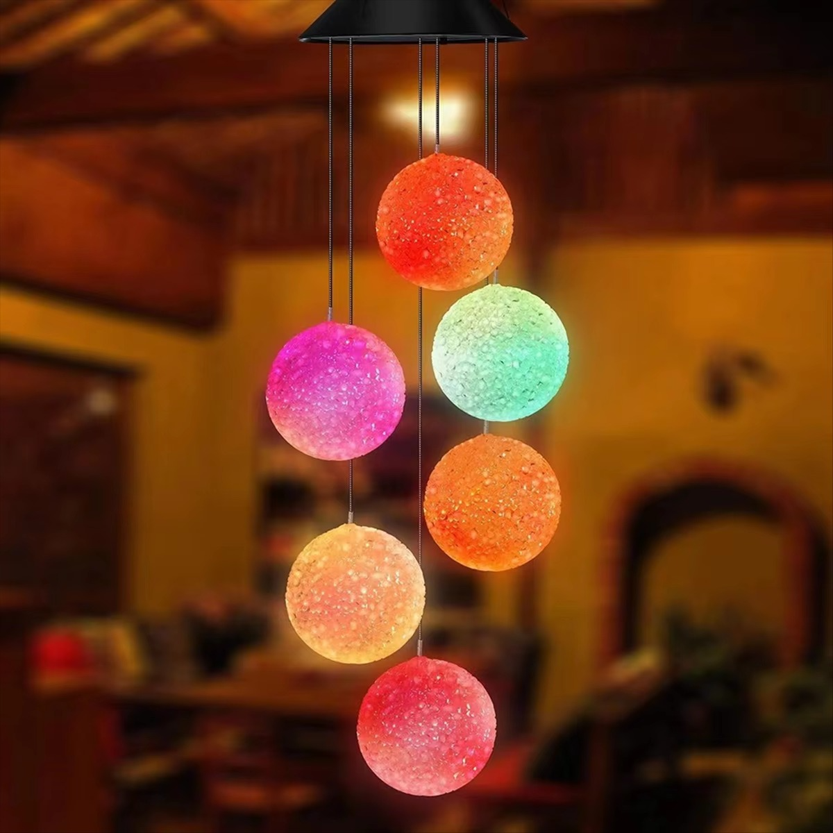 Tokyo Mart Solar Wind Chime Light