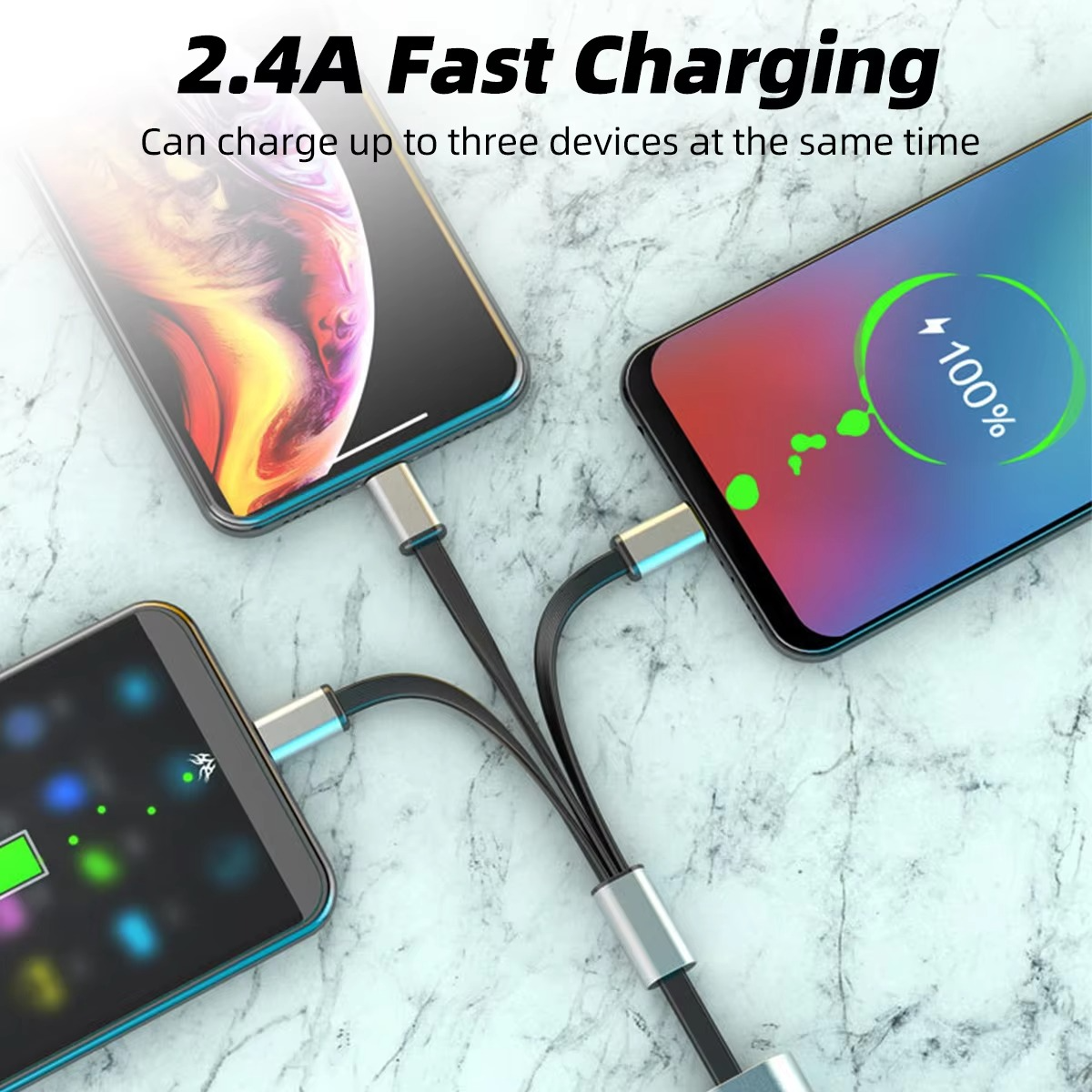 Tokyo Mart 3 in 1 Fast Charging Cable