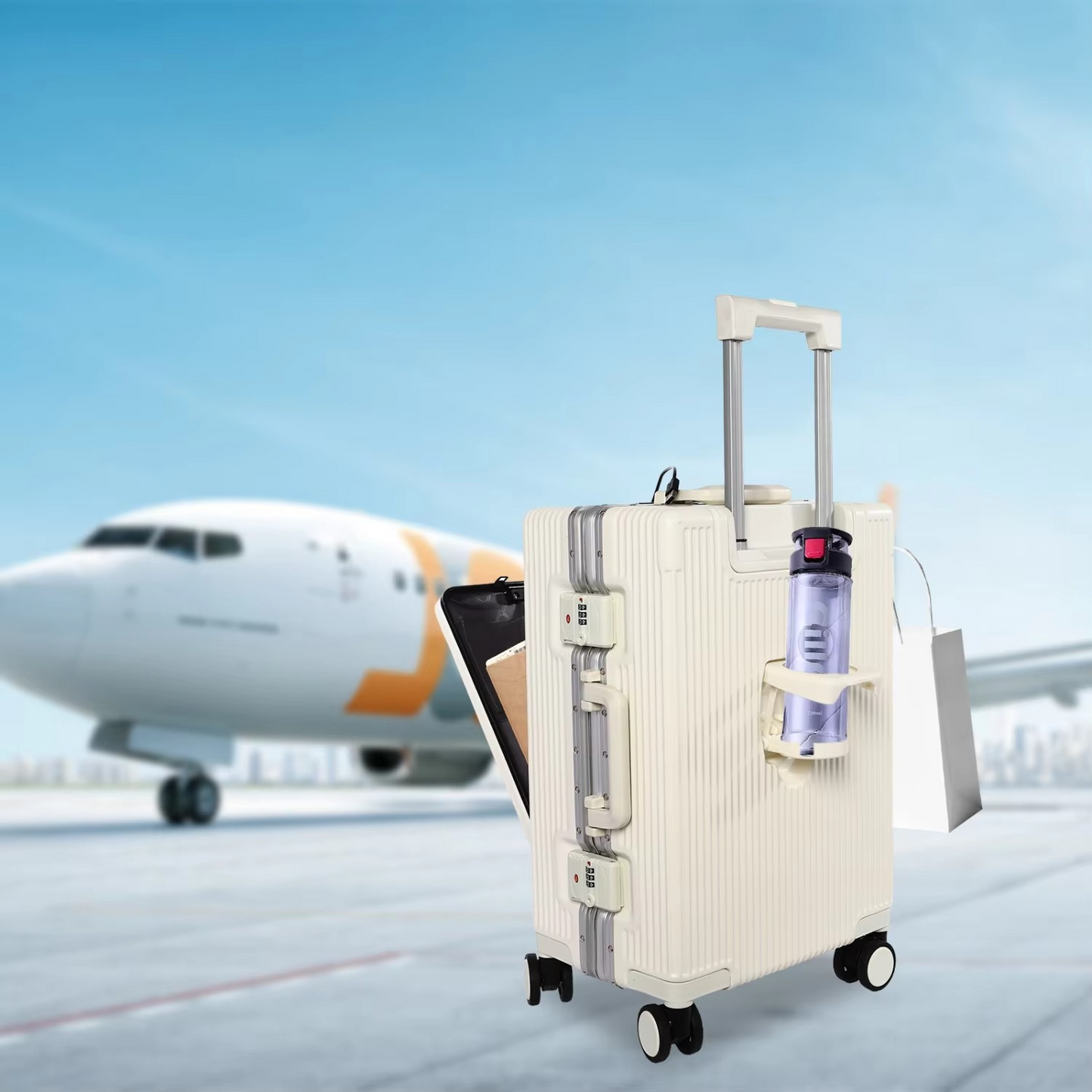 Tokyo Mart USB Business Suitcase