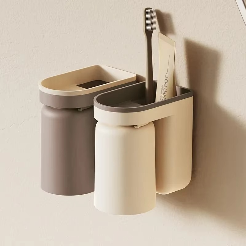 Tokyo Mart Toothbrush Holder Wall Mounted