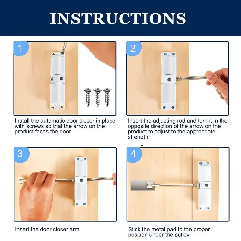 Tokyo Mart Automatic Door Closer