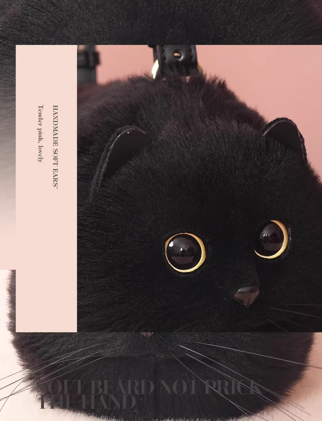 Tokyo Mart Realistic Cat Handbag