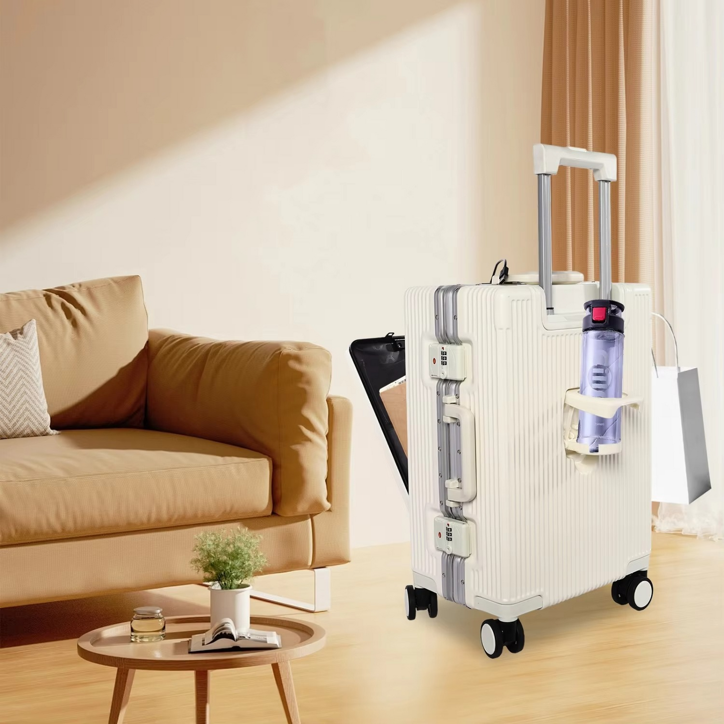 Tokyo Mart USB Business Suitcase