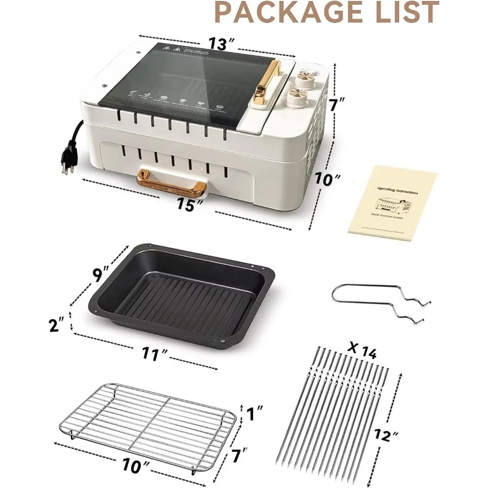 Tokyo Mart Smokeless electric grill