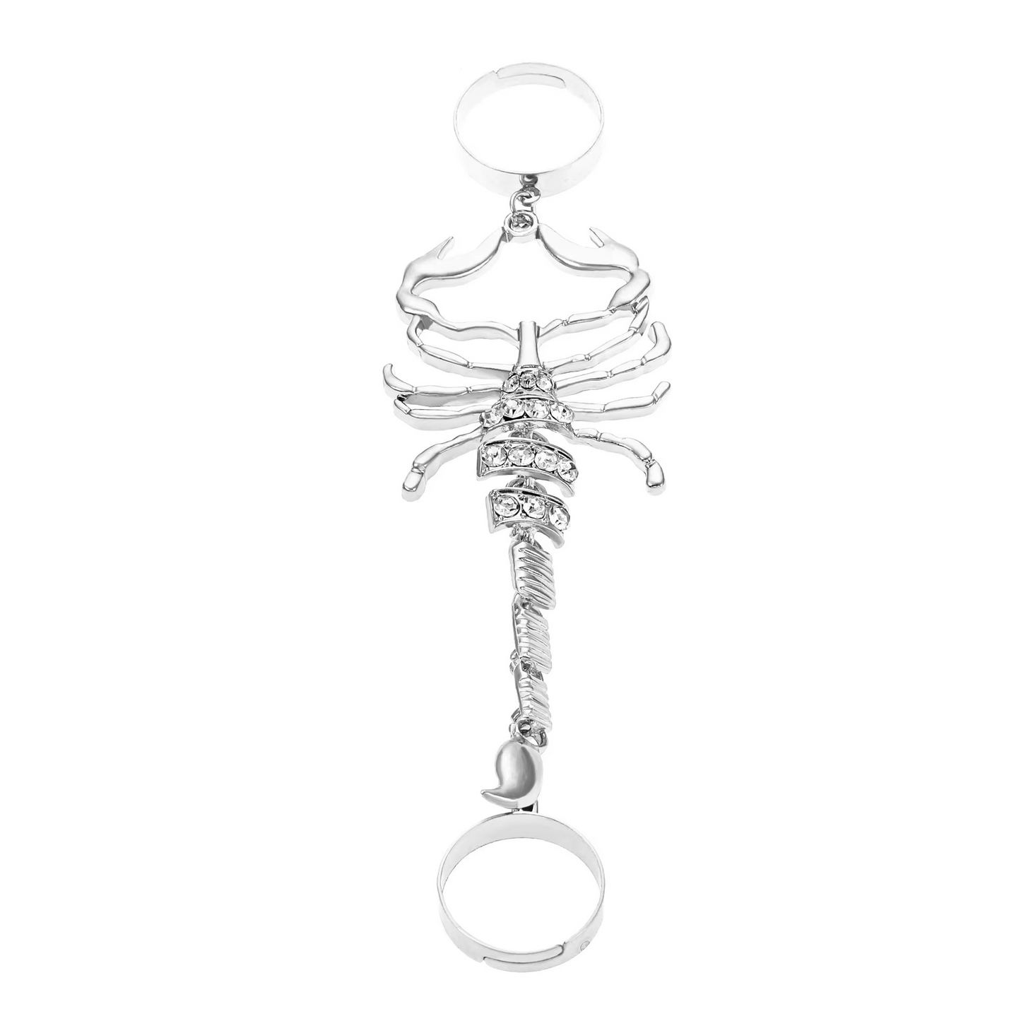 Tokyo Mart Scorpion Punk Crystal Ring
