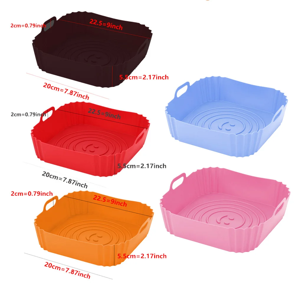 Tokyo Mart SILICONE AIR FRYER LINERS