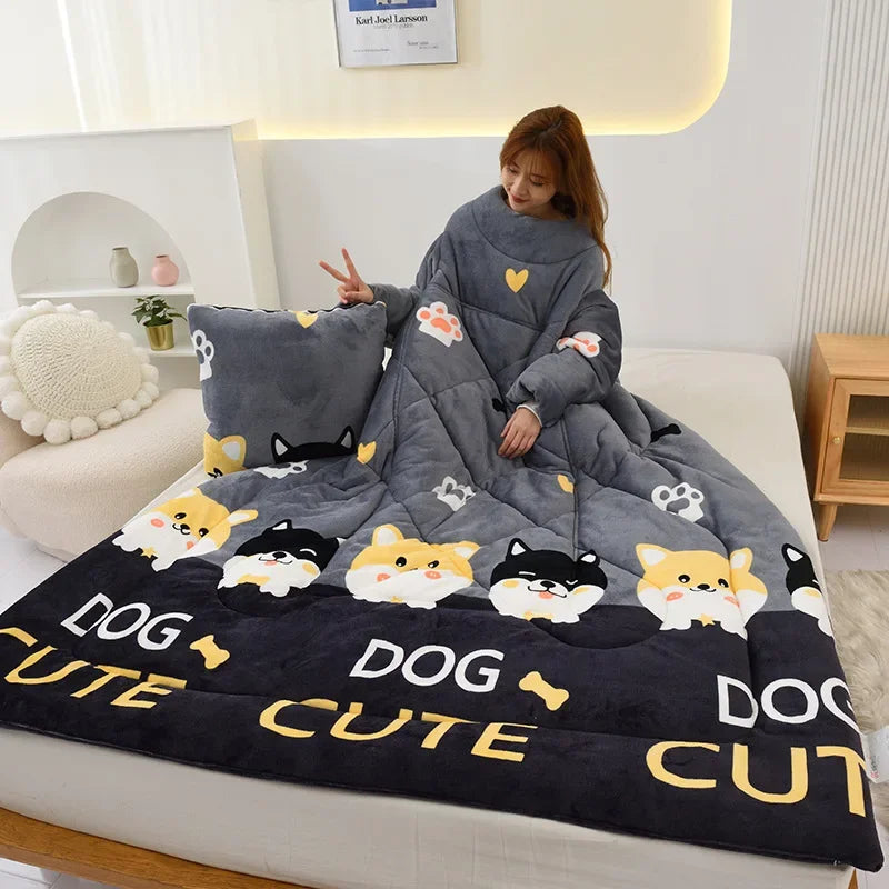 Tokyo Mart Quilt with Sleeves