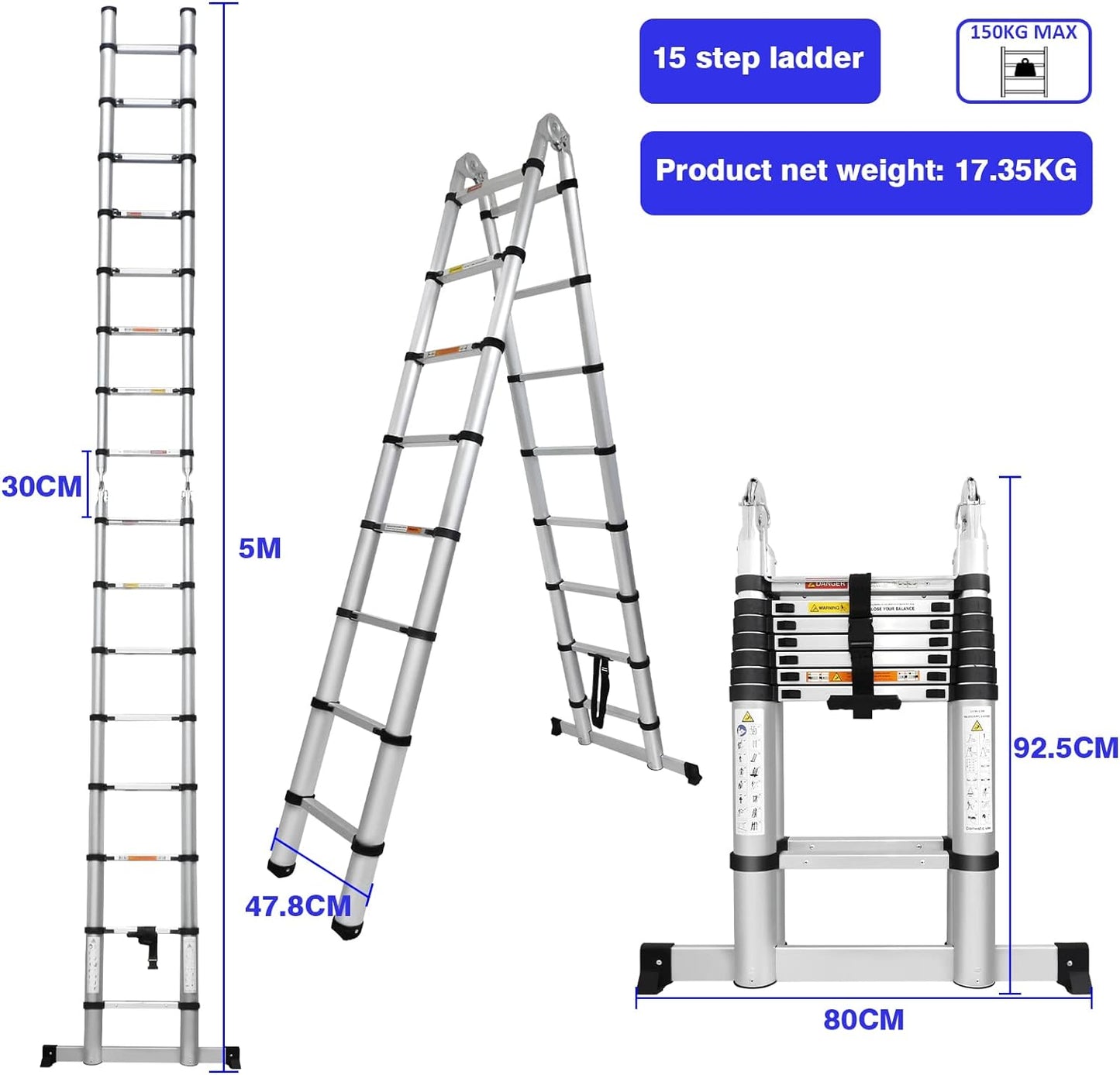 Tokyo Mart Telescoping Ladder