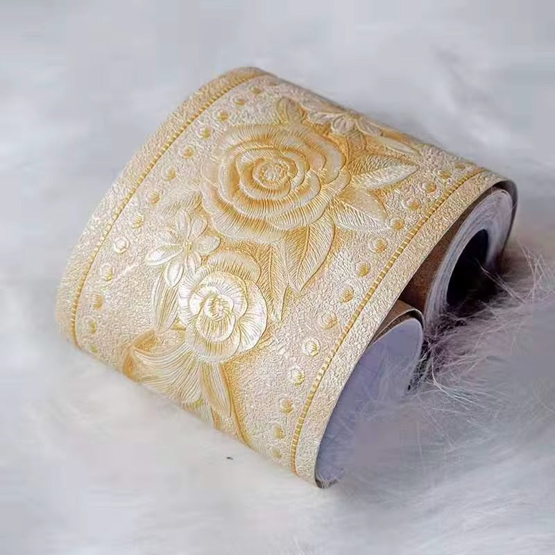 Tokyo Mart Silver Flower Wallpaper