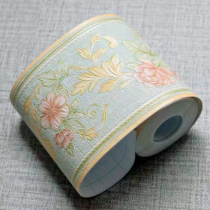 Tokyo Mart Silver Flower Wallpaper