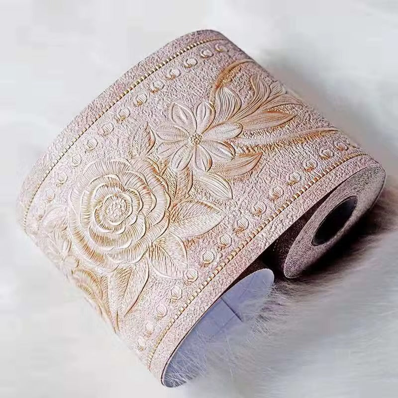 Tokyo Mart Silver Flower Wallpaper
