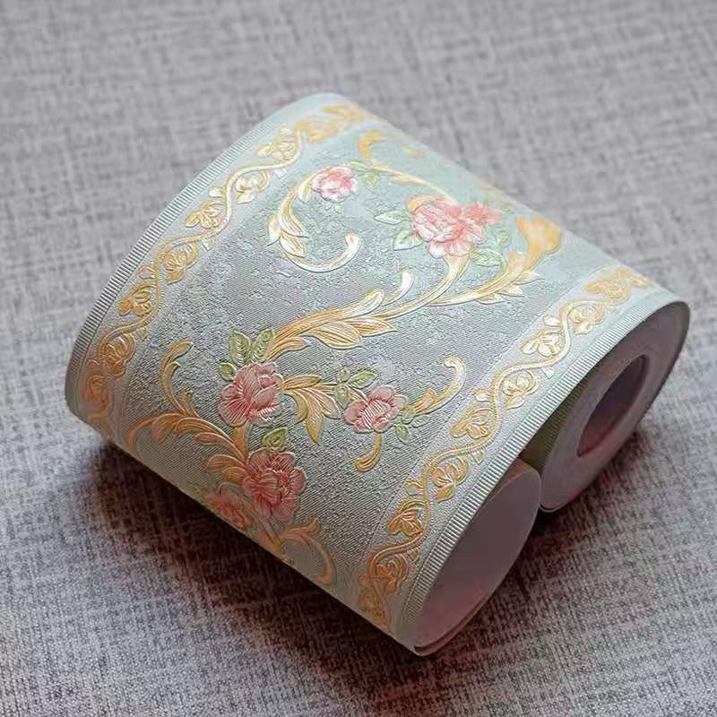 Tokyo Mart Silver Flower Wallpaper