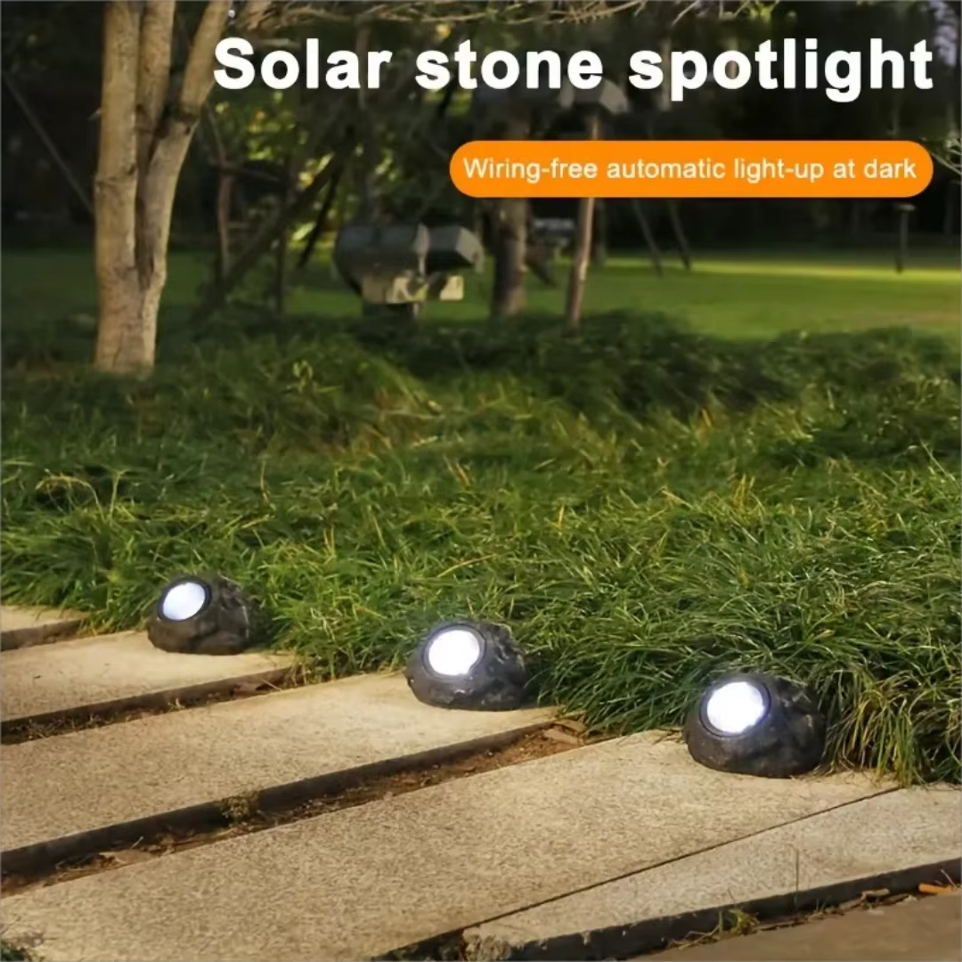 Tokyo Mart Solar Powered Rock Lights