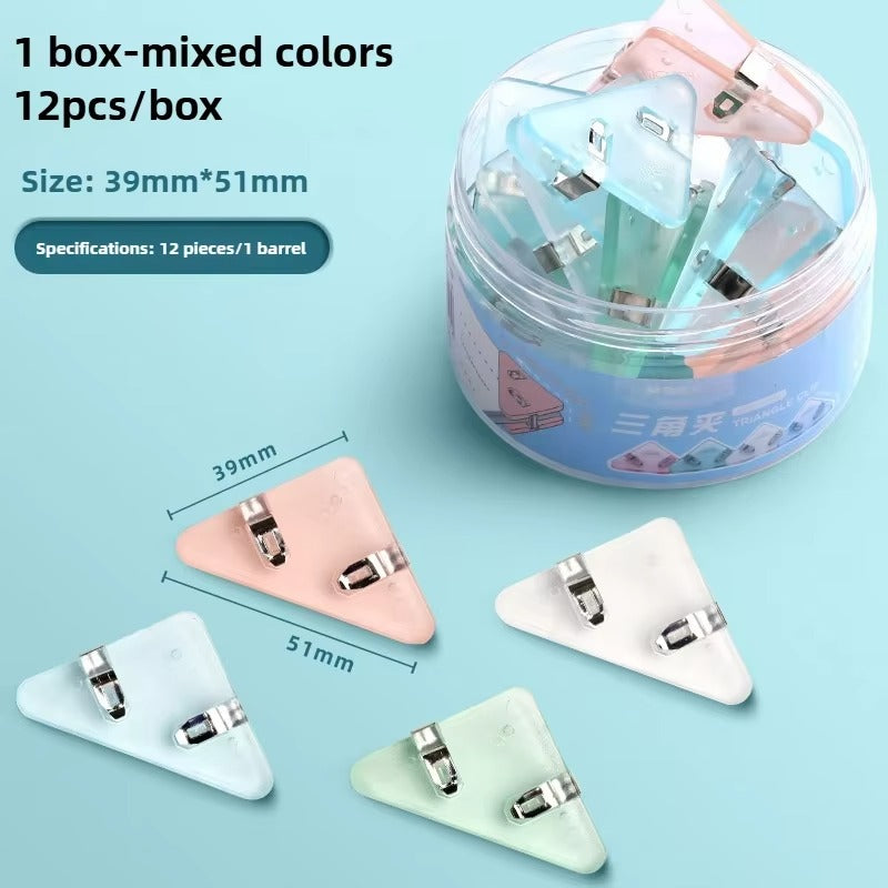 Tokyo Mart Triangle Paper Corner Clips