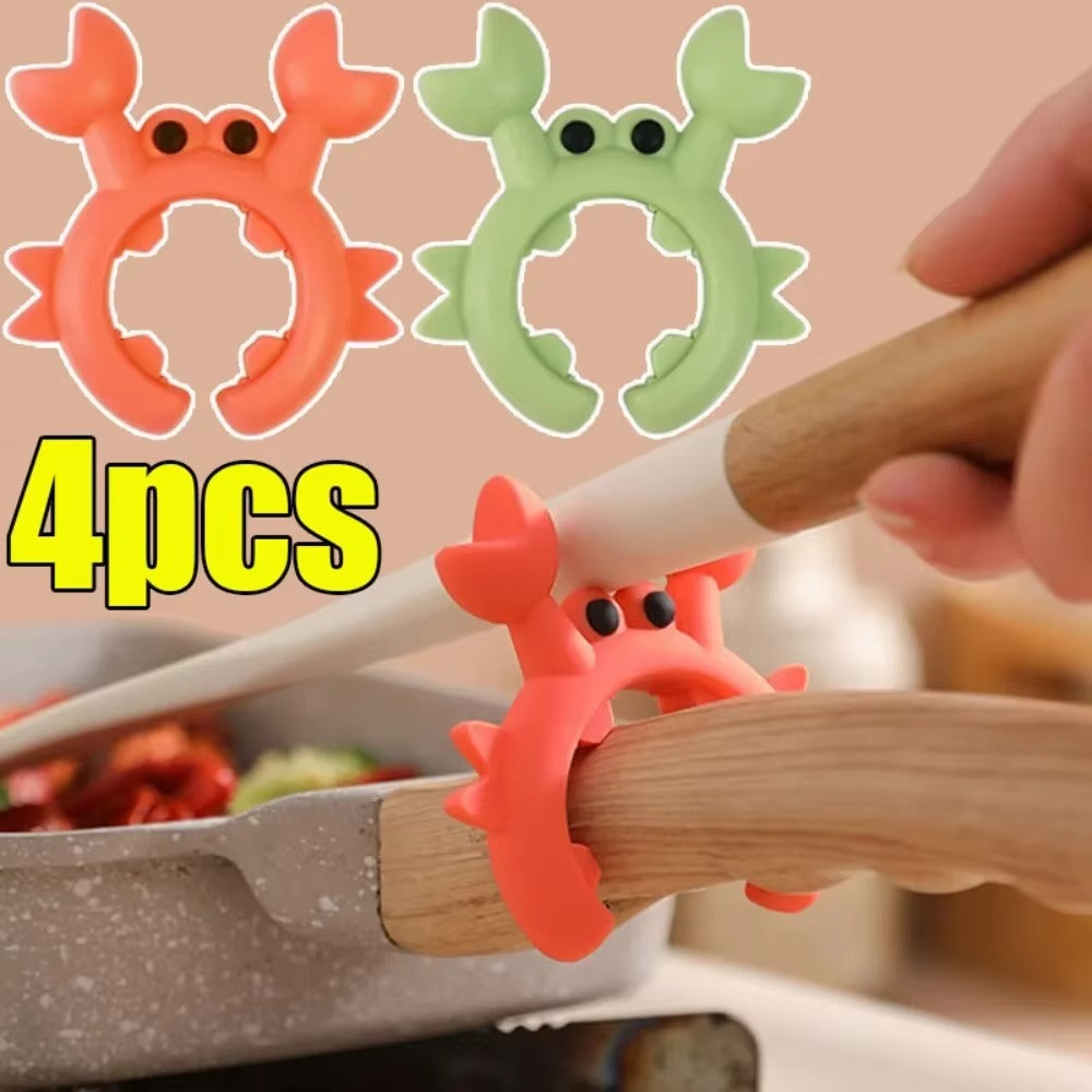 Tokyo Mart Silicone Pot Clip Spoon
