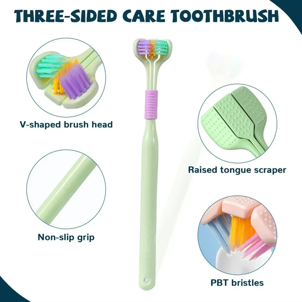 Tokyo Mart Three Sided Toothbrush