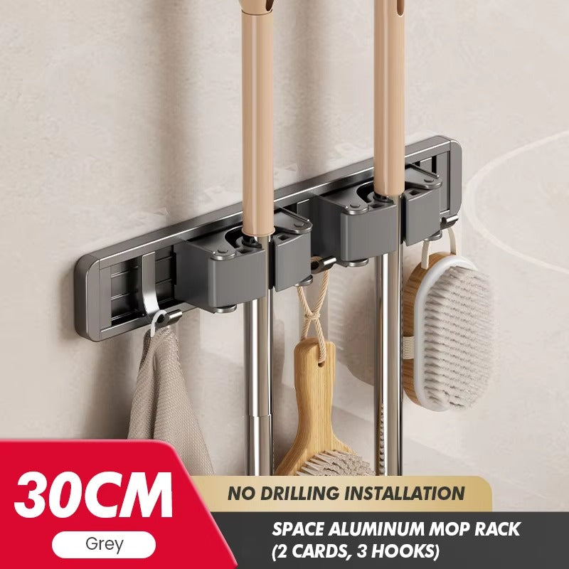 Tokyo Mart Wall Mounted Broom Holder