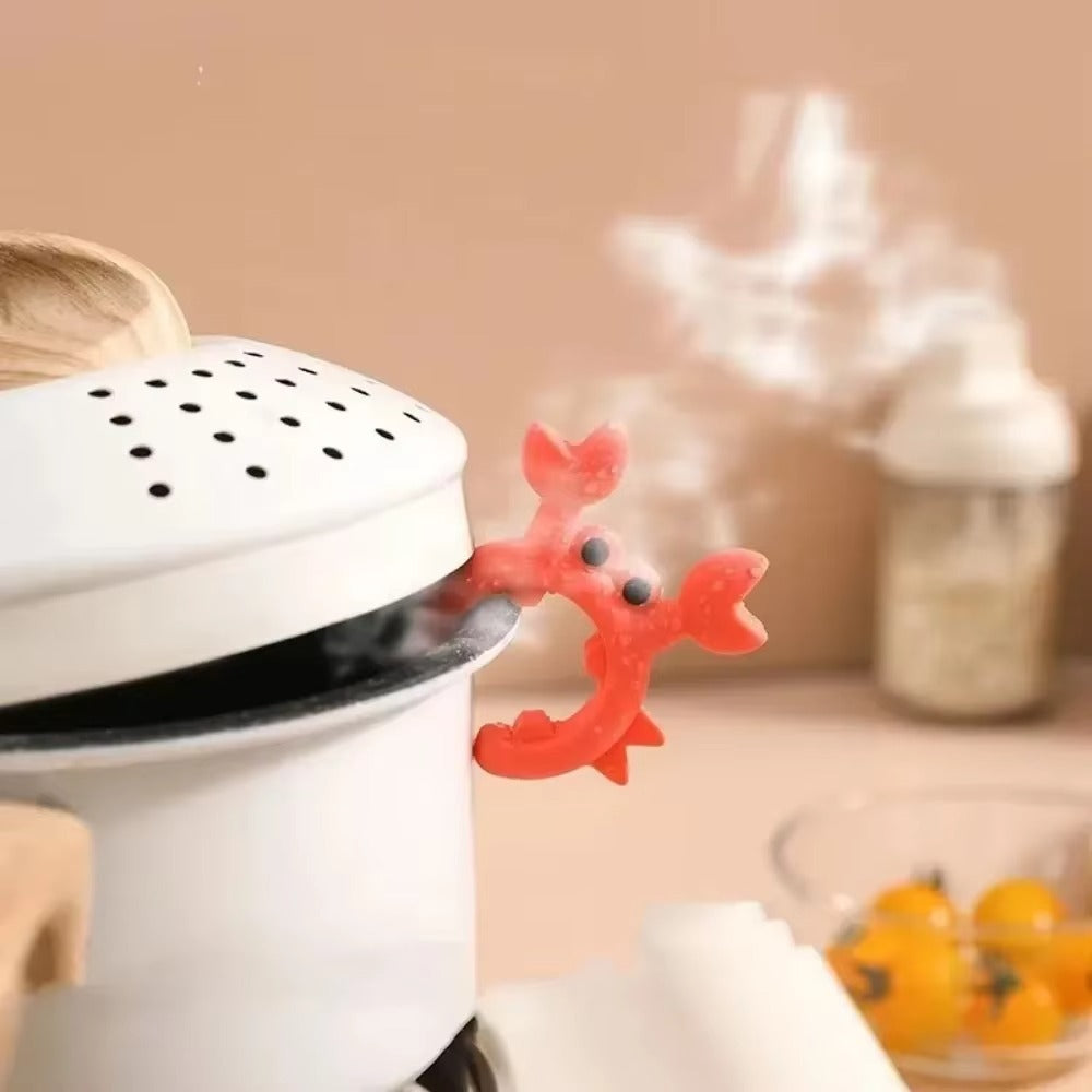 Tokyo Mart Silicone Pot Clip Spoon