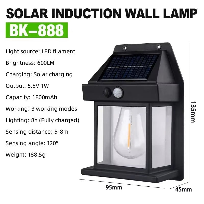Tokyo Mart Solar Wall Lamp