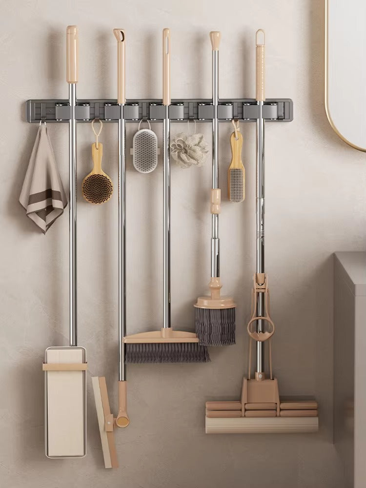 Tokyo Mart Wall Mounted Broom Holder