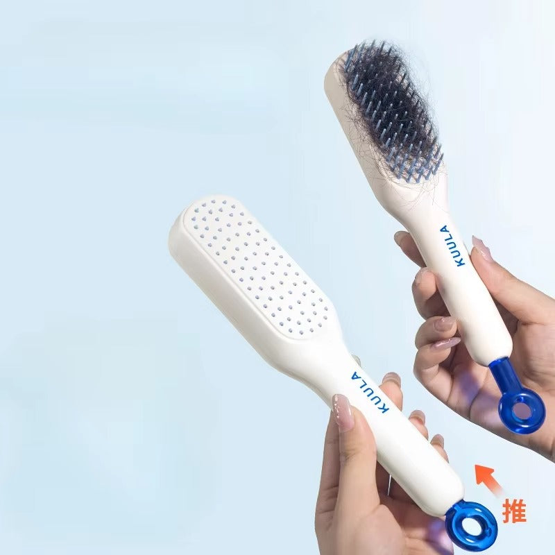 Tokyo Mart Self Cleaning Hair Brush