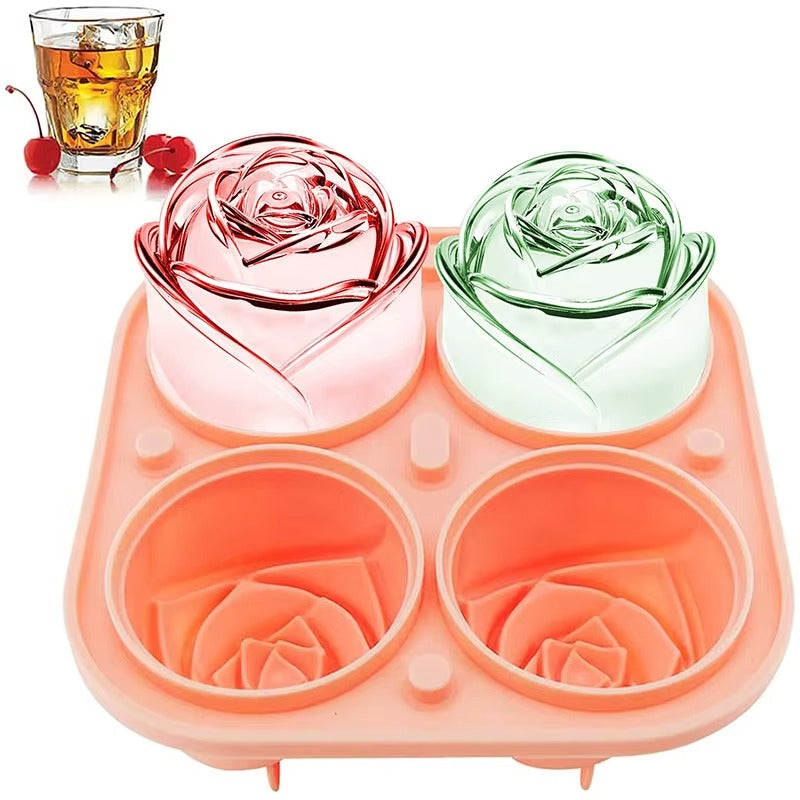 Tokyo Mart 3D Rose Ice Molds